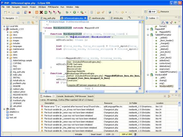 Phpeclipse 640x480 Phpeclipse