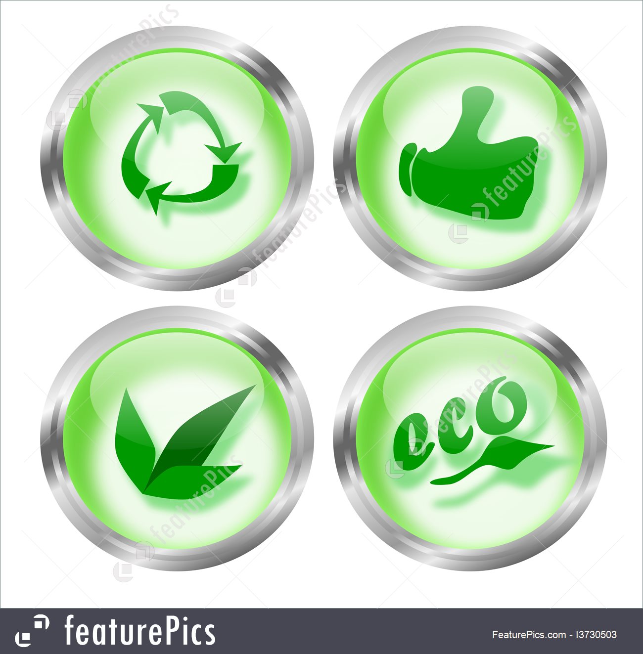 1300x1323 Illustration Of Eco Friendly Icon Buttons