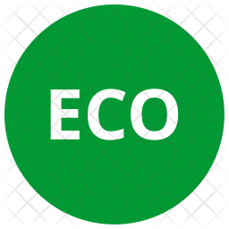 256x256 Eco Icon Of Flat Style