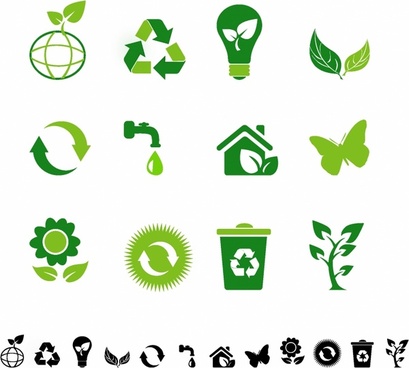 409x368 Eco Icon Free Vector Download