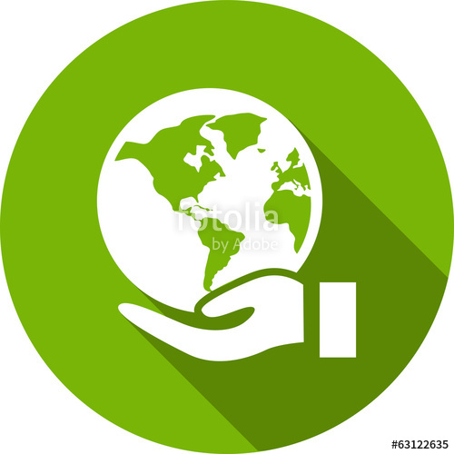 500x500 Eco Flat Icon Stock Image And Royalty Free Vector