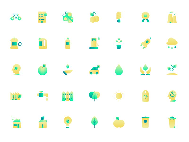 800x600 Ecology Icon Set Sketch Freebie