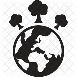 256x256 Ecology Icon Of Glyph Style