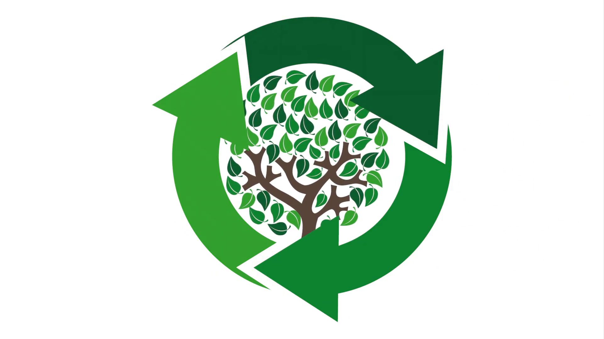 1920x1080 Ecology Icon Design, Video Animation Stock Video Footage