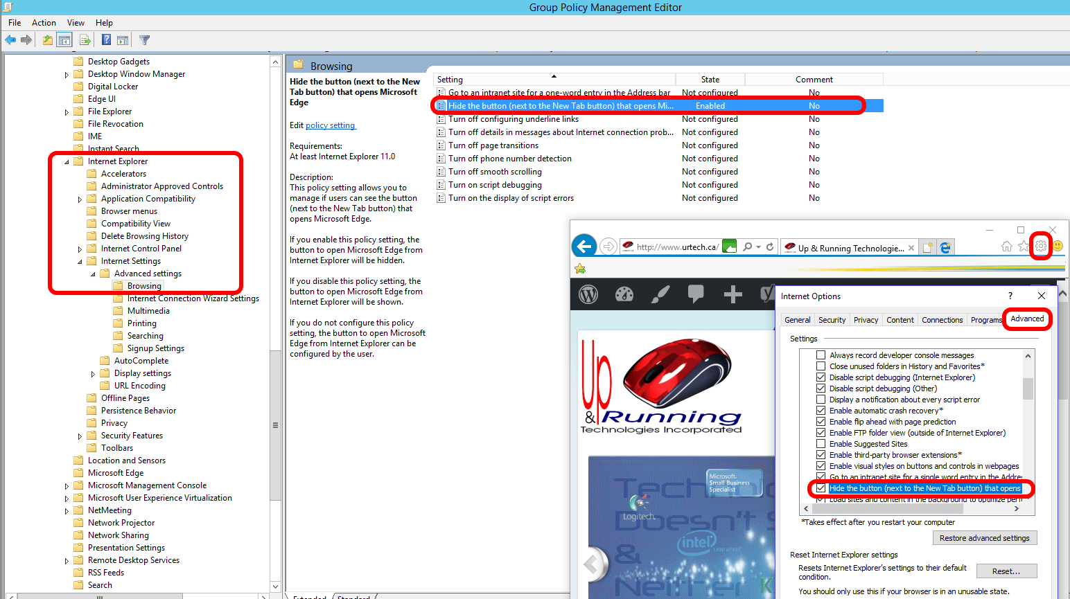 1544x865 Solved How To Disable Edge Icon Tab In Internet Explorer Up