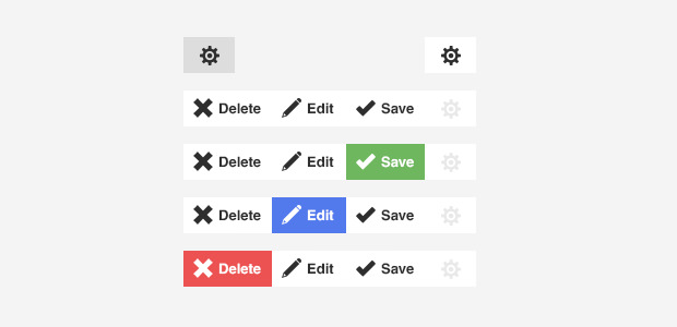 View Edit Delete Icon Bootstrap