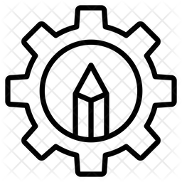 256x256 Edit Icon Of Line Style