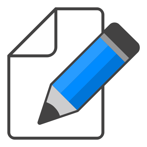 512x512 Edit Png Icon Blue Pencil