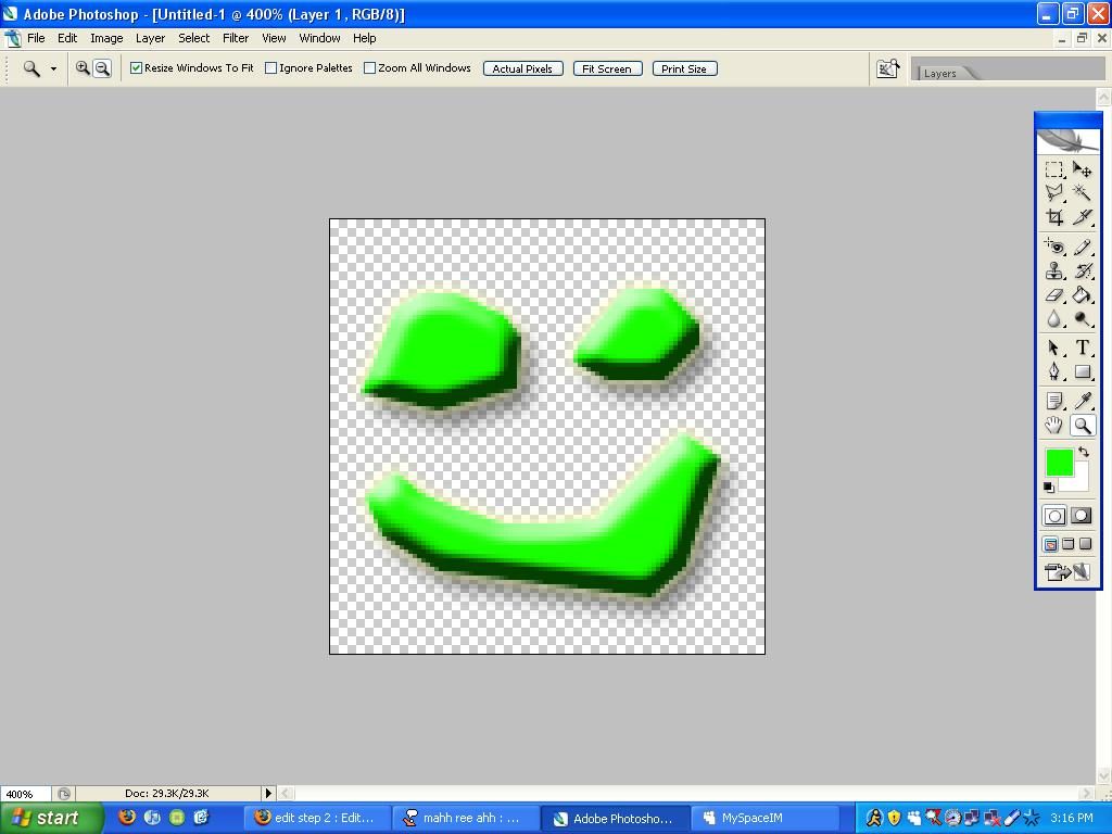 1024x768 Make Windows Icon With Photoshop Steps