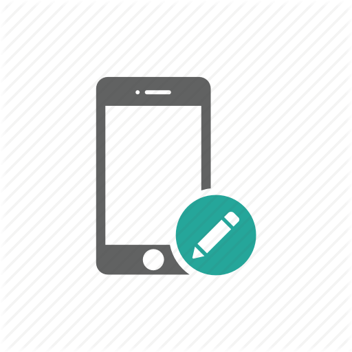 512x512 Edit, Iphone, Mobile, Pen, Pencil, Phone, Write Icon