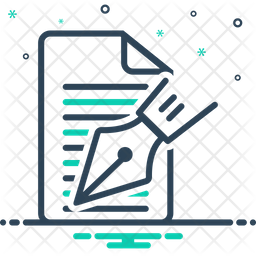 256x256 Editorial Icon Of Line Style