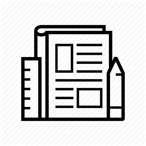 512x512 Design, Editorial, Journal, Magazine, Media, Print, Printing Icon