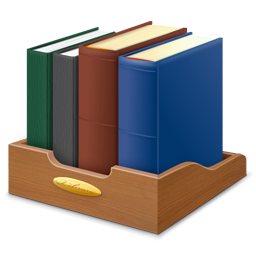 256x256 Education Folder Size Icon