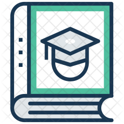256x256 Education Icon Of Colored Outline Style