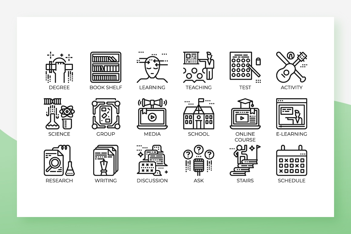 1160x772 Education Icons