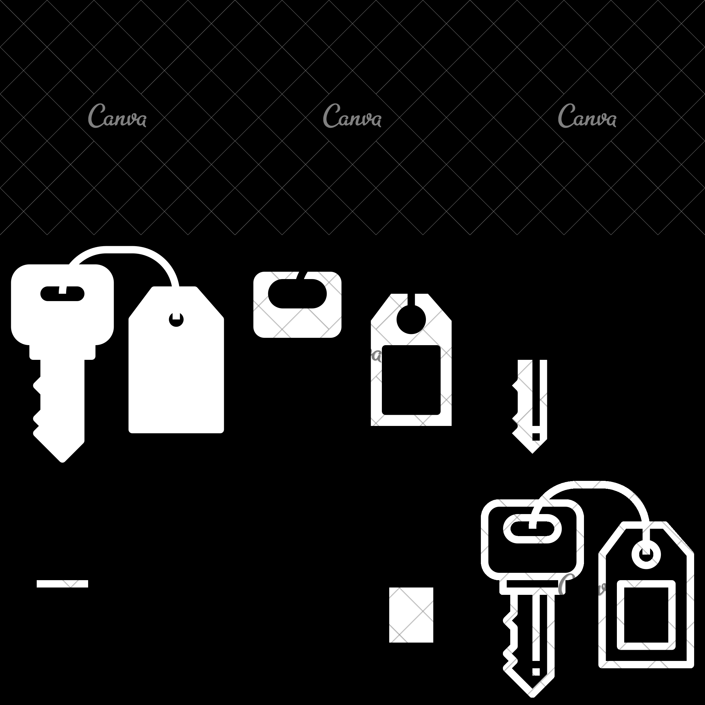 2400x2400 Hotel Key Icon Vector