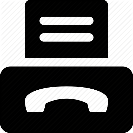 512x512 Document, Efax, Fax, Incoming, Machine, Outgoing, Phone Icon