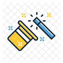 256x256 Magical Effect Icon Of Colored Outline Style
