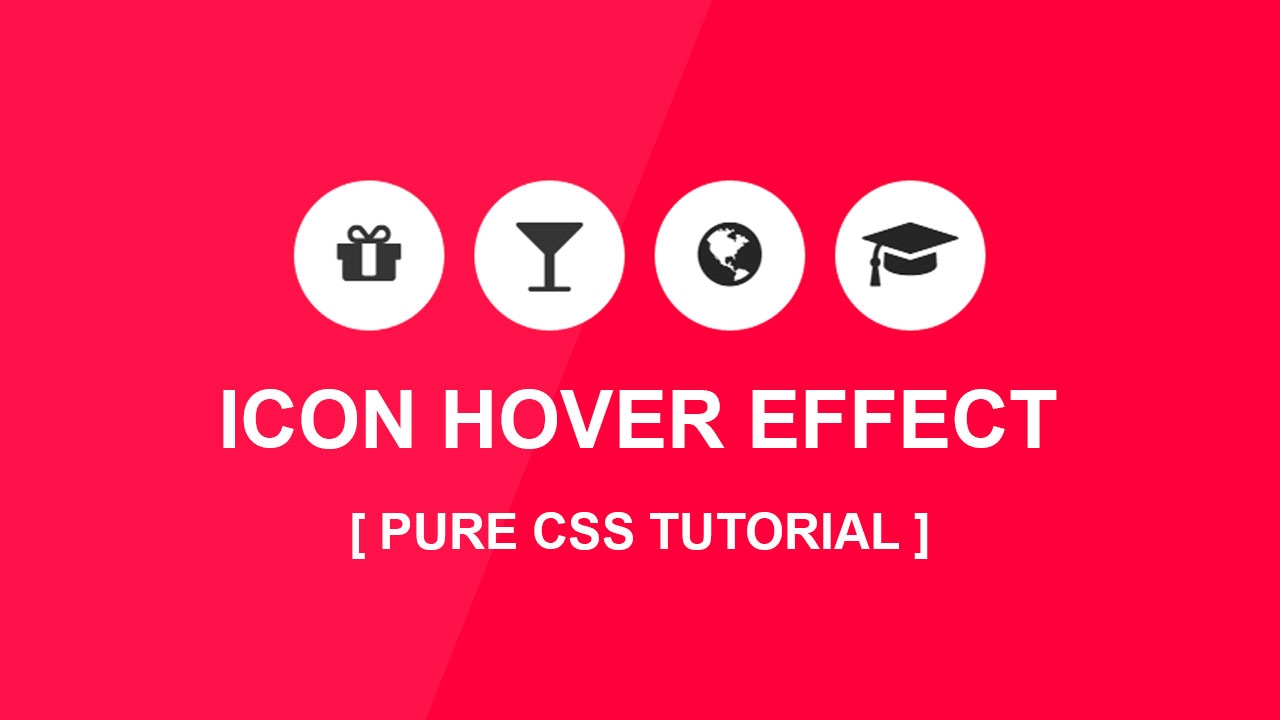1280x720 How To Create Css Icon Hover Effect