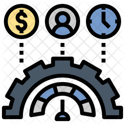 256x256 Efficiency Icon Of Colored Outline Style