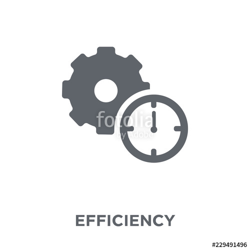 500x500 Efficiency Icon From Collection Stock Image And Royalty Free