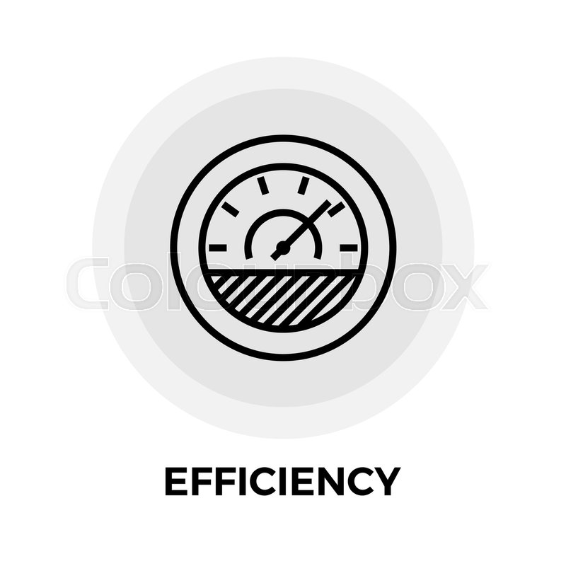 800x800 Efficiency Icon Vector Flat Icon Stock Vector Colourbox