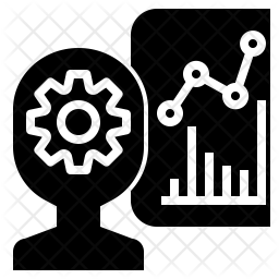 256x256 Production Efficiency Icon Of Glyph Style