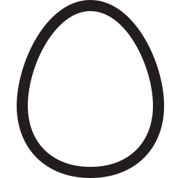 256x256 Egg Icon Outline