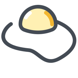 256x256 Sunny Side Up Eggs Icon