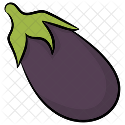 256x256 Eggplant Icon Of Doodle Style