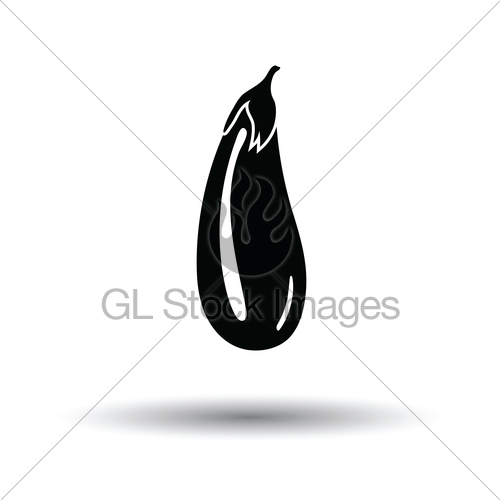 500x500 Eggplant Icon Gl Stock Images