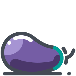 256x256 Eggplant Icons