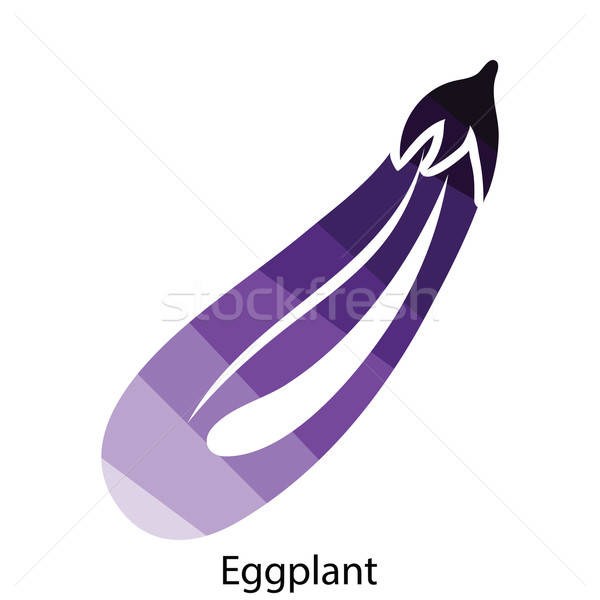 600x600 Eggplant Icon Vector Illustration Pavel Konovalov