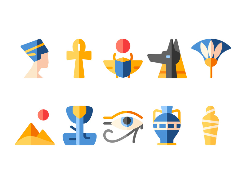 800x600 Ancient Egypt Icon Set