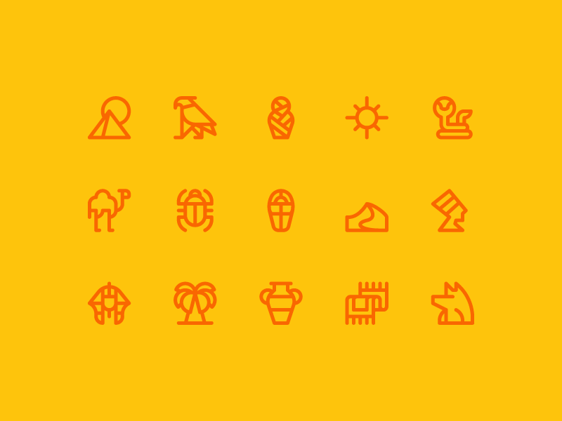 800x600 Egypt Icons