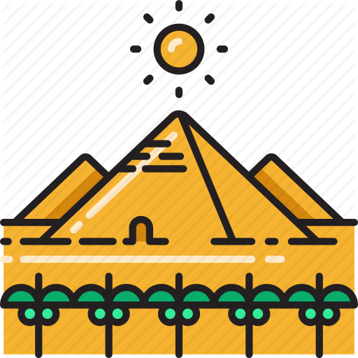 512x512 Ancient, Egypt, Egyptian, Landmark, Pyramid Icon