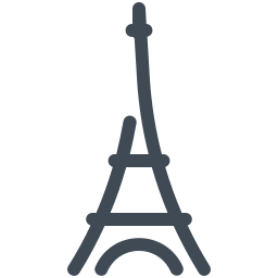 256x256 Eiffel Tower Icon