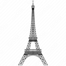 Eiffel Tower Icon at Vectorified.com | Collection of Eiffel Tower Icon ...