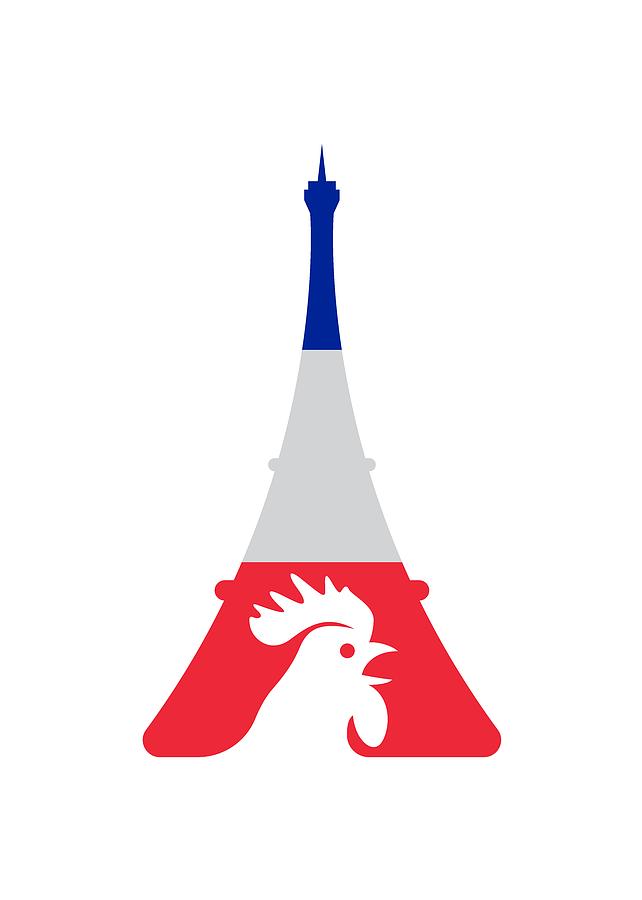 642x900 Duck Eiffel Tower Icon Digital Art