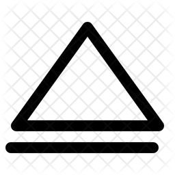 256x256 Eject Icon Of Line Style