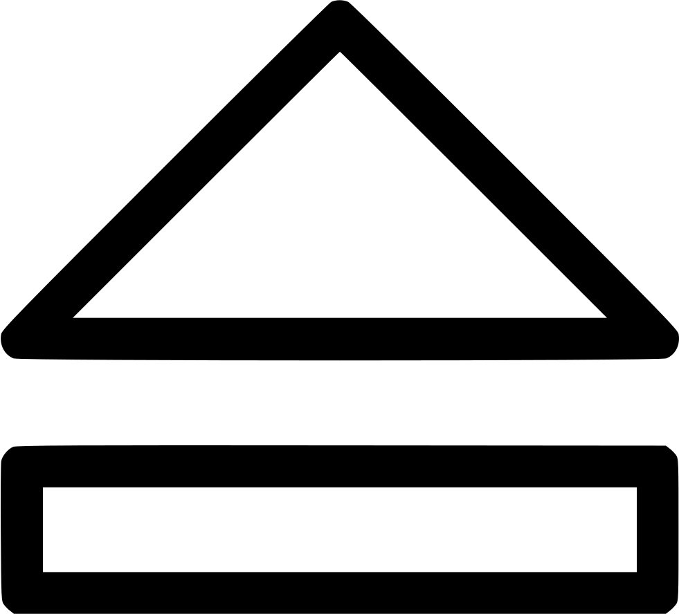 981x888 Eject Png Icon Free Download