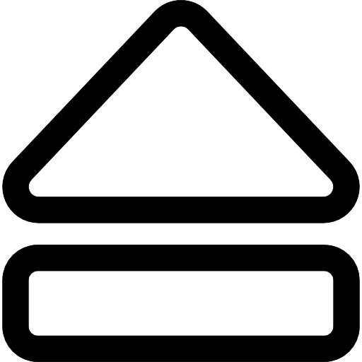 512x512 Eject Button Outline Icons Free Download