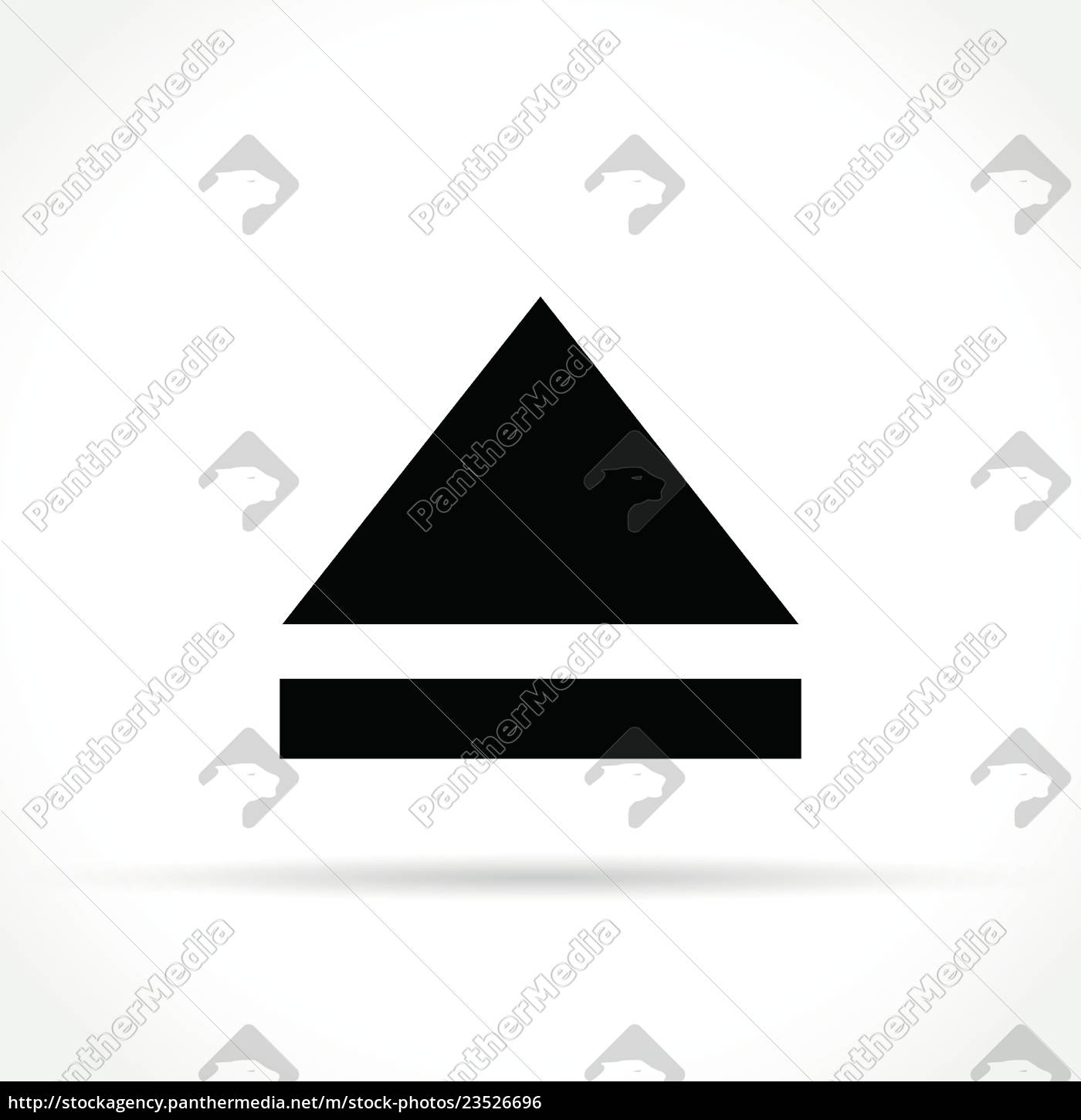 1400x1450 Eject Icon On White Background