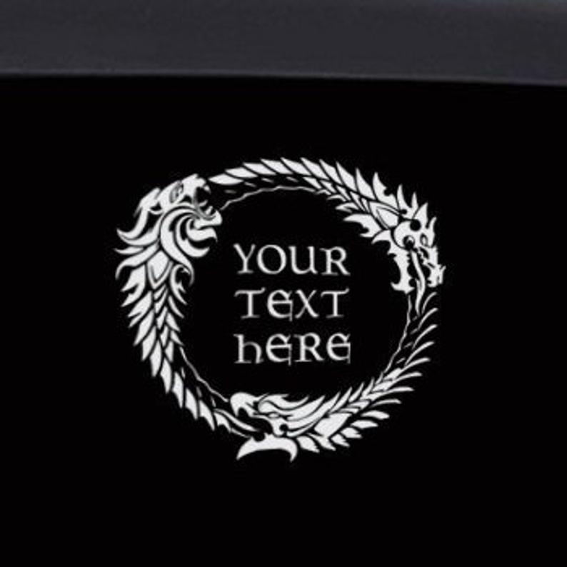 794x794 Custom Elder Scrolls Online Icon Add Your Text Within The Etsy