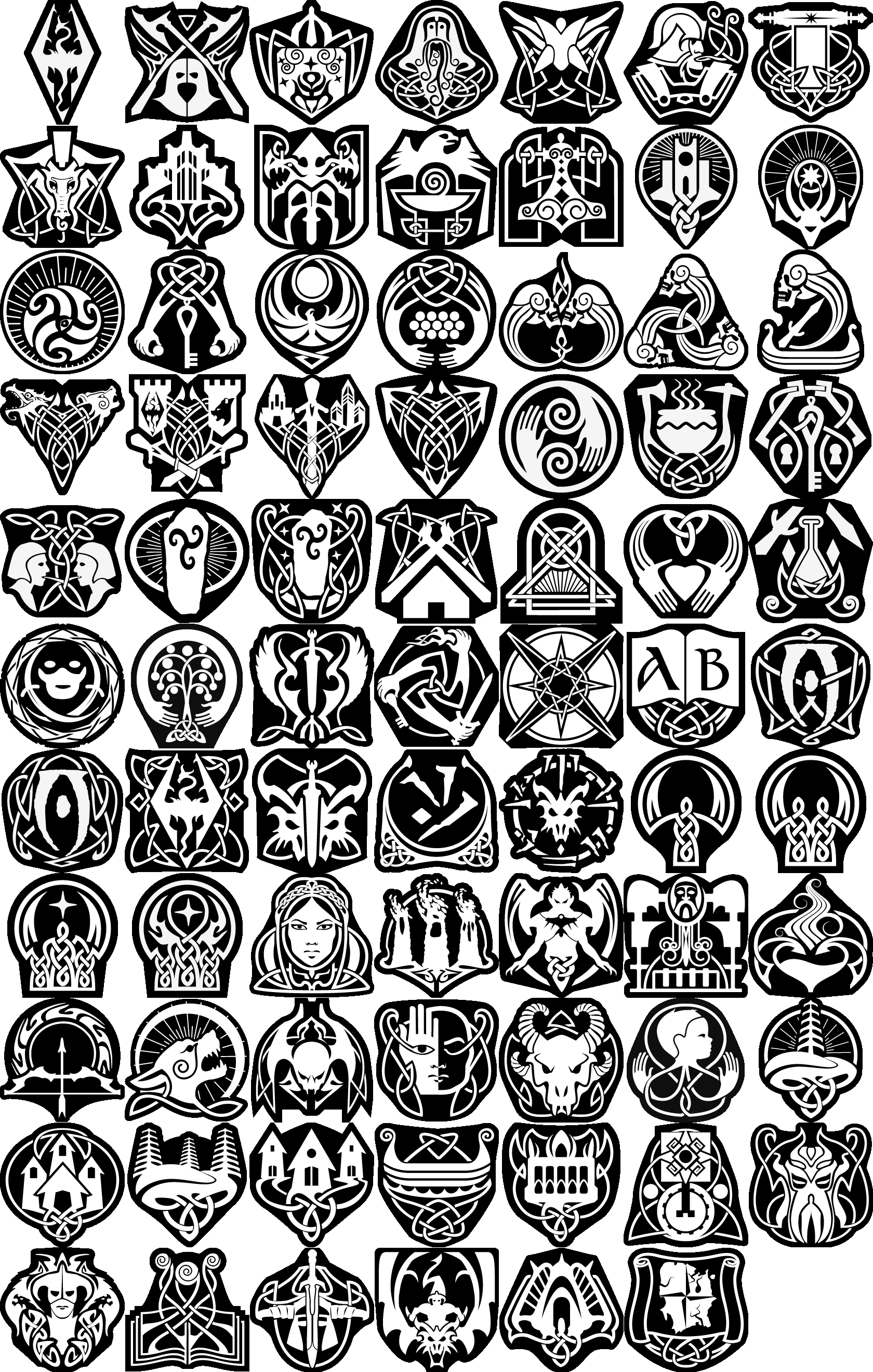 1680x2640 Skyrim Trophies! The Elder Scrolls Skyrim Tattoo, Elder