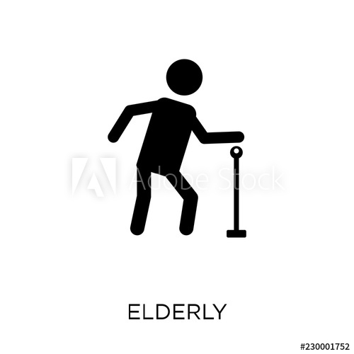 500x500 Elderly Icon Elderly Symbol Design From Insurance Collection