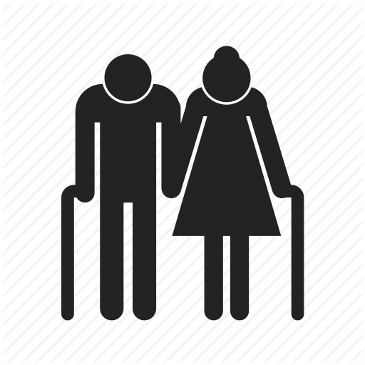 512x512 Couple, Elderly, Old Man, Old Woman Icon