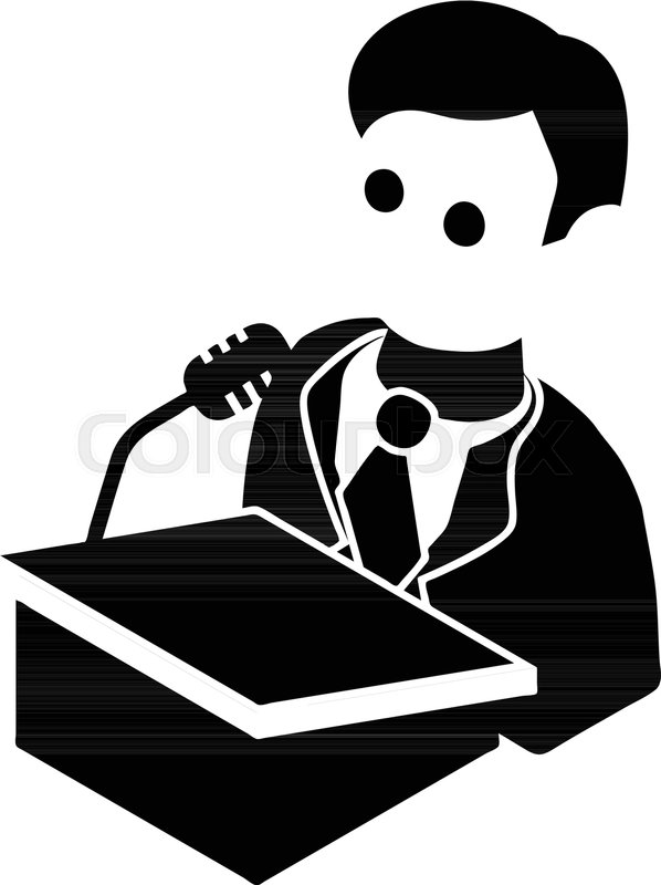 598x800 Election Candidate Icon Simple Stock Vector Colourbox