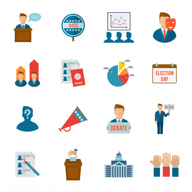 626x626 Election Icon Flat Vector Free Download
