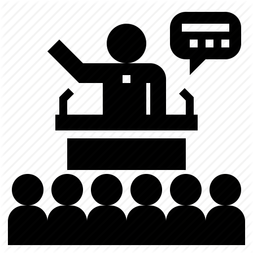 512x512 Campaign, Election, Presentation, Public, Speaking Icon
